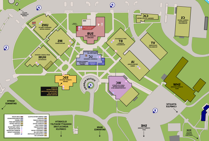 新版ued Campus Map